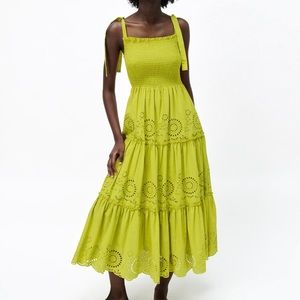 Openwork Embroidered Dress